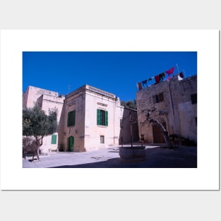 Mdina, Malta, Square Posters and Art